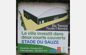 #Tennis - Les Courts couverts sortent de terre !!!