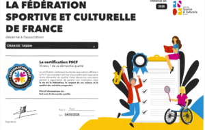 Le CRAN de Tassin obtient la certification qualité de la FSCF