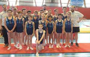 Championnat départemental par équipes de gymnastique Masculine
