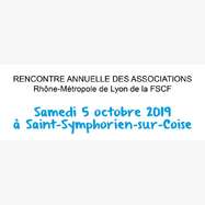 Rencontre Annuelle des Associations Rhône–Métropole de Lyon de la FSCF 
