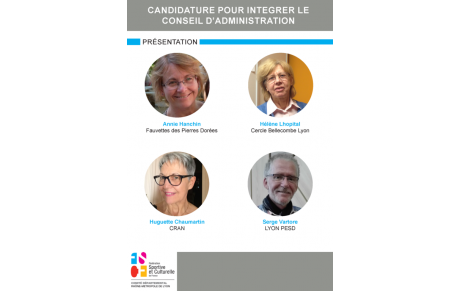 #FSCF Nouveaux membres du conseil d’administration du comité du Rhône