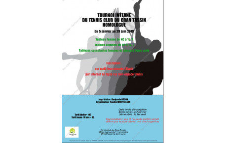 #Tennis - Tournoi interne