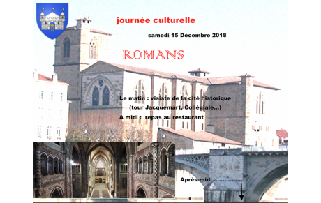 #CRAN RANDO - JOURNÉE CULTURELLE - ROMANS