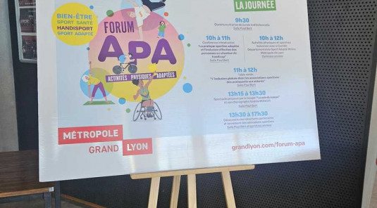 Le CRAN de Tassin au forum des Activités Physiques Adaptées de la Métropole de Lyon